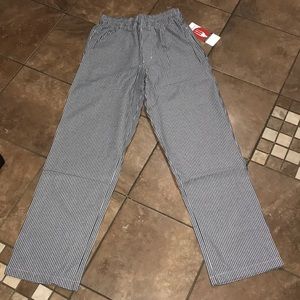 NWT Unisex Zippered Chef Pants